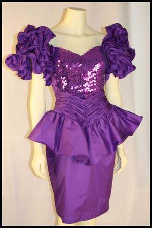 Unique Purple Short Formal Prom Dresses, Formal Evening Dresses
