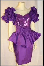 Unique Purple Short Formal Prom Dresses, Formal Evening Dresses