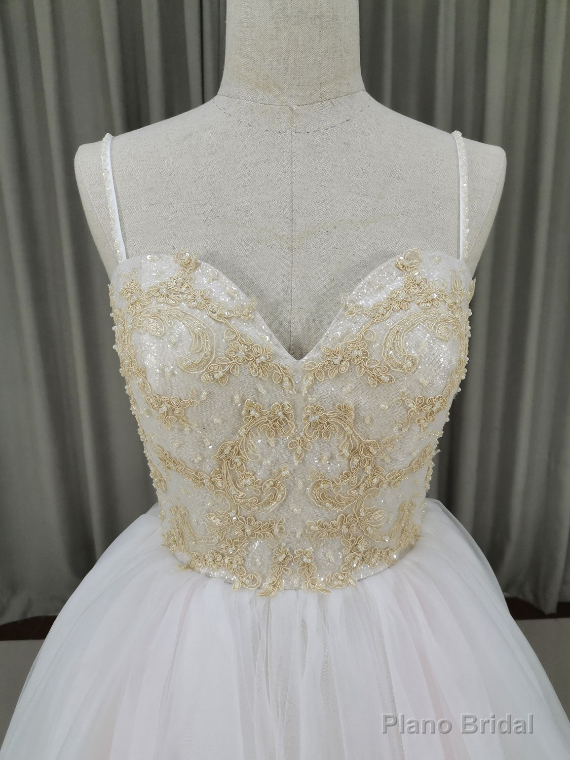 Unique Sweetheart Neck Tulle Long Prom Dresses, Tulle Graduation With Beading Sequin