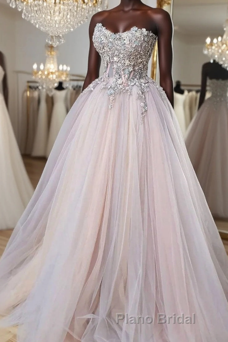 Unique sweetheart tulle lace formal dress tulle lace evening dress