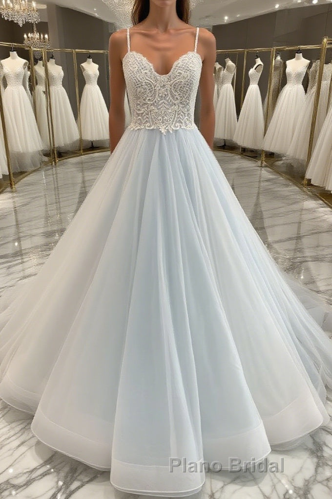 Unique sweetheart tulle lace long Formal Prom dress, lace evening dress
