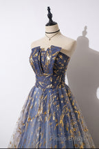 Unique tulle lace long Formal Prom dress tulle formal dress