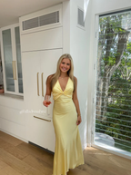 V-Neck Purple Satin And Floor Length Formal Prom Dresses Formal Evening Gown