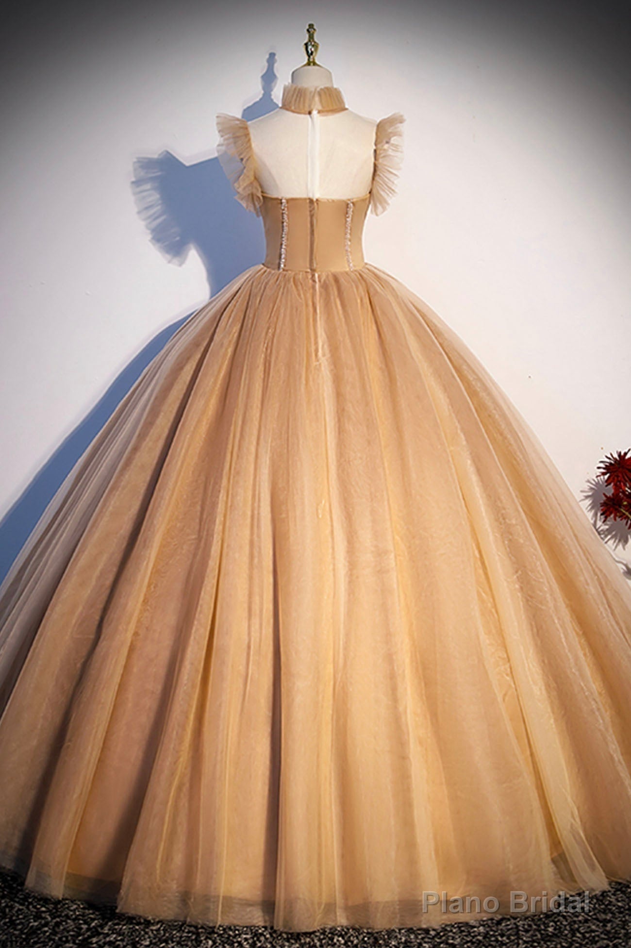 Sweet Tulle Long Prom Dresses, Lovely A-Line Princess Dresses Secondary image