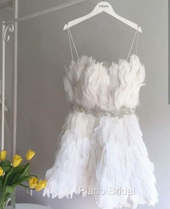 Vintage A Line Satin White Homecoming Dresses 18Th Birthday Outfits Secondary image