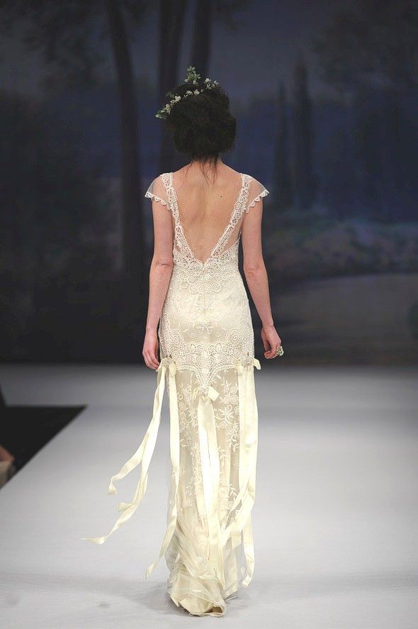 Vintage A Line Small Flying Sleeves Lace Satin Long Formal Evening Dresses Party Dresses