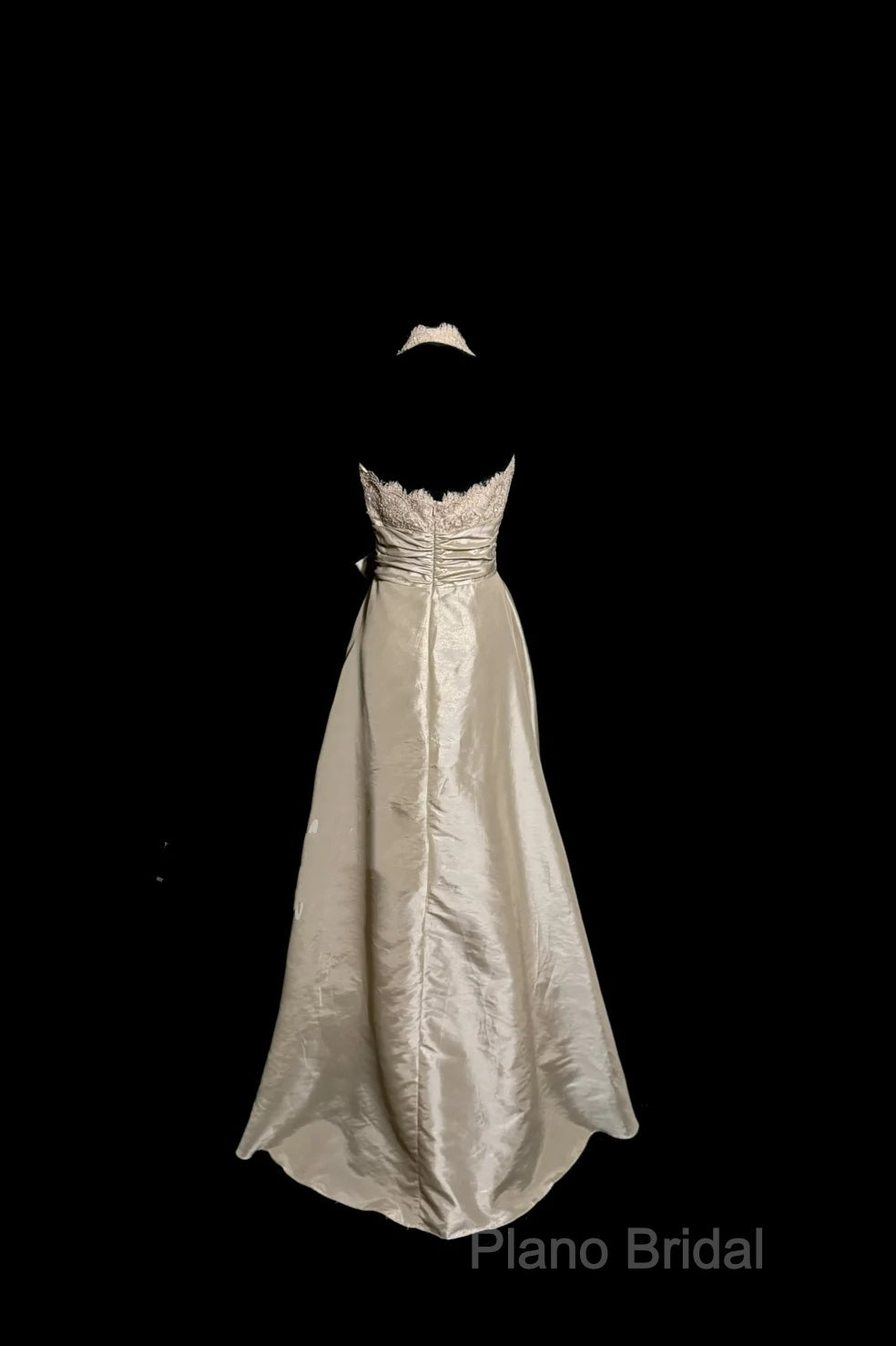 Vintage A Line V Neckline Champagne Lace Formal Prom Gown Fairy Formal Prom Dresses Secondary image