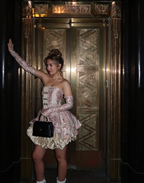 Pink Vintage Elegant Cute Short Mini Formal Prom Dresses Gold Homecoming Dresses Formal Evening Dresses Formal Prom Dresses