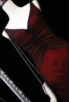 Vintage Bright Burgundy Mermaid V-Neck Ruched Satin Long Formal Prom Dresses
