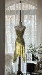 Vintage Formal Evening Dresses, Sleeveless Green Party Gowns