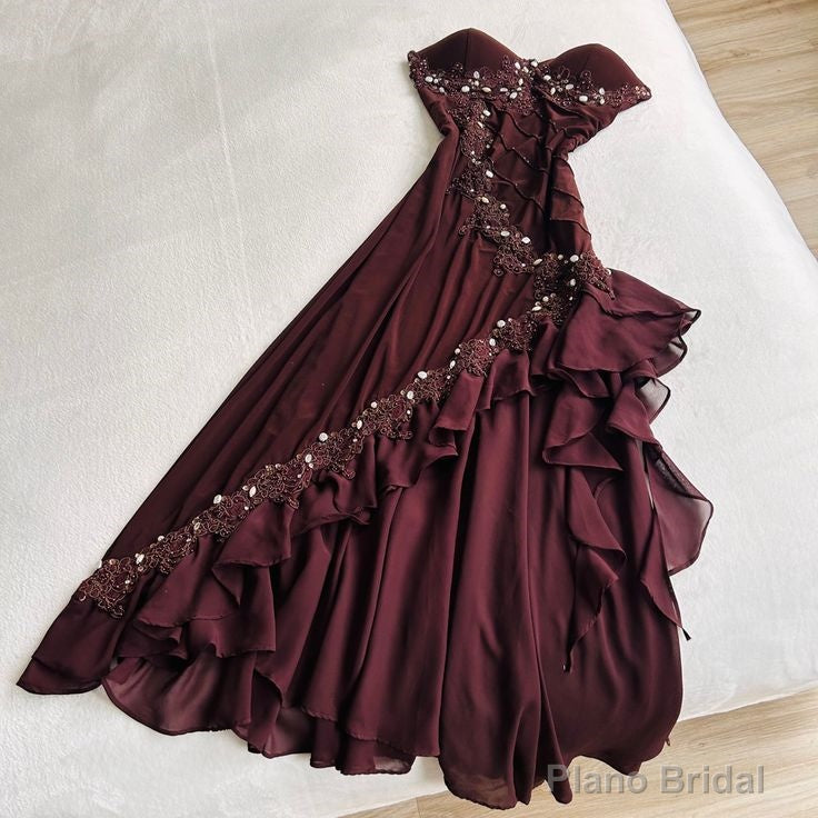 Vintage Long Prom Dress Party Gown Evening Dress Secondary image