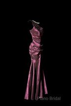 Vintage Mermaid One Shoulder Sleeveless Long Formal Prom Gown Fairy Formal Prom Dresses