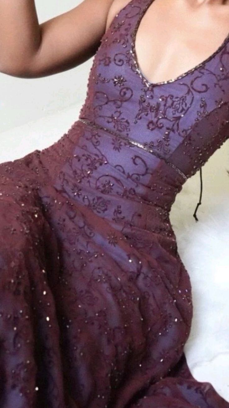 Vintage Mermaid Purple Lace Halter Formal Prom Dresses Long Formal Evening Party Dresses Formal Prom Gowns Secondary image
