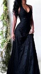 Vintage Mermaid Purple Lace Halter Formal Prom Dresses Long Formal Evening Party Dresses Formal Prom Gowns