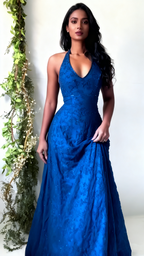 Vintage Mermaid Purple Lace Halter Formal Prom Dresses Long Formal Evening Party Dresses Formal Prom Gowns