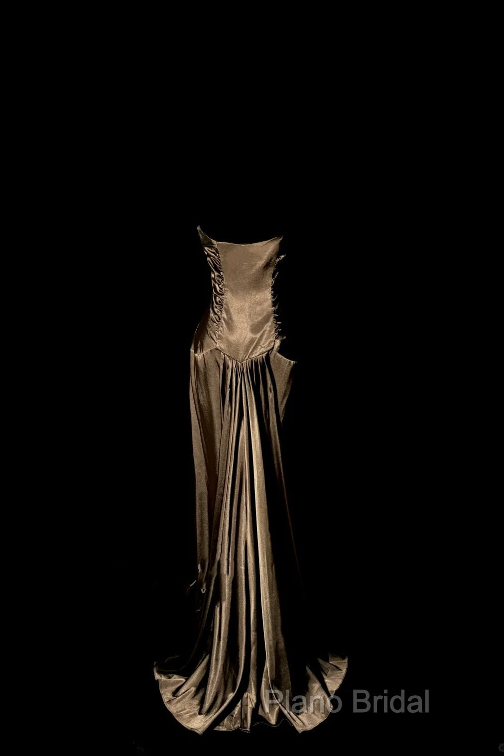 Vintage Mermaid Sweetheart Brown Long Formal Prom Gown Fairy Formal Prom Dresses Secondary image