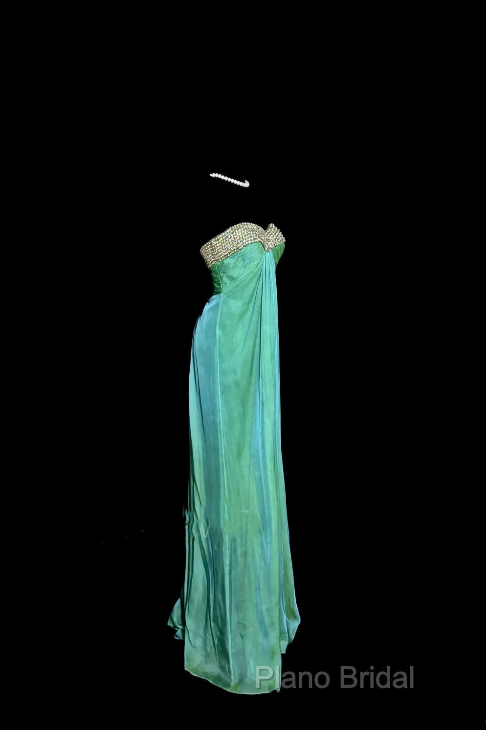 Vintage Mermaid Sweetheart Green Long Formal Prom Gown Fairy Formal Prom Dresses Secondary image