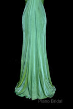 Vintage Mermaid Sweetheart Green Long Formal Prom Gown Fairy Formal Prom Dresses
