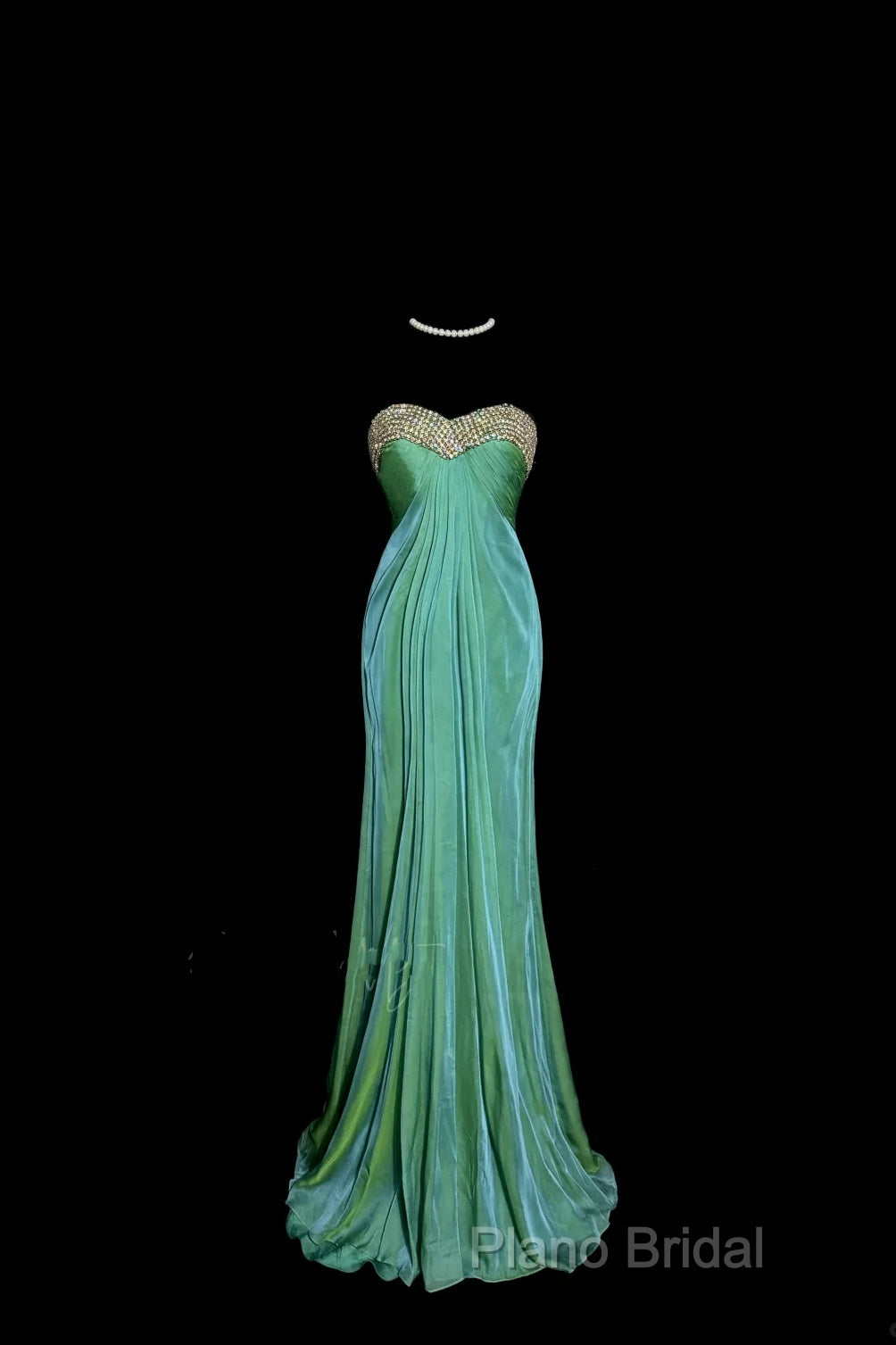 Vintage Mermaid Sweetheart Green Long Formal Prom Gown Fairy Formal Prom Dresses