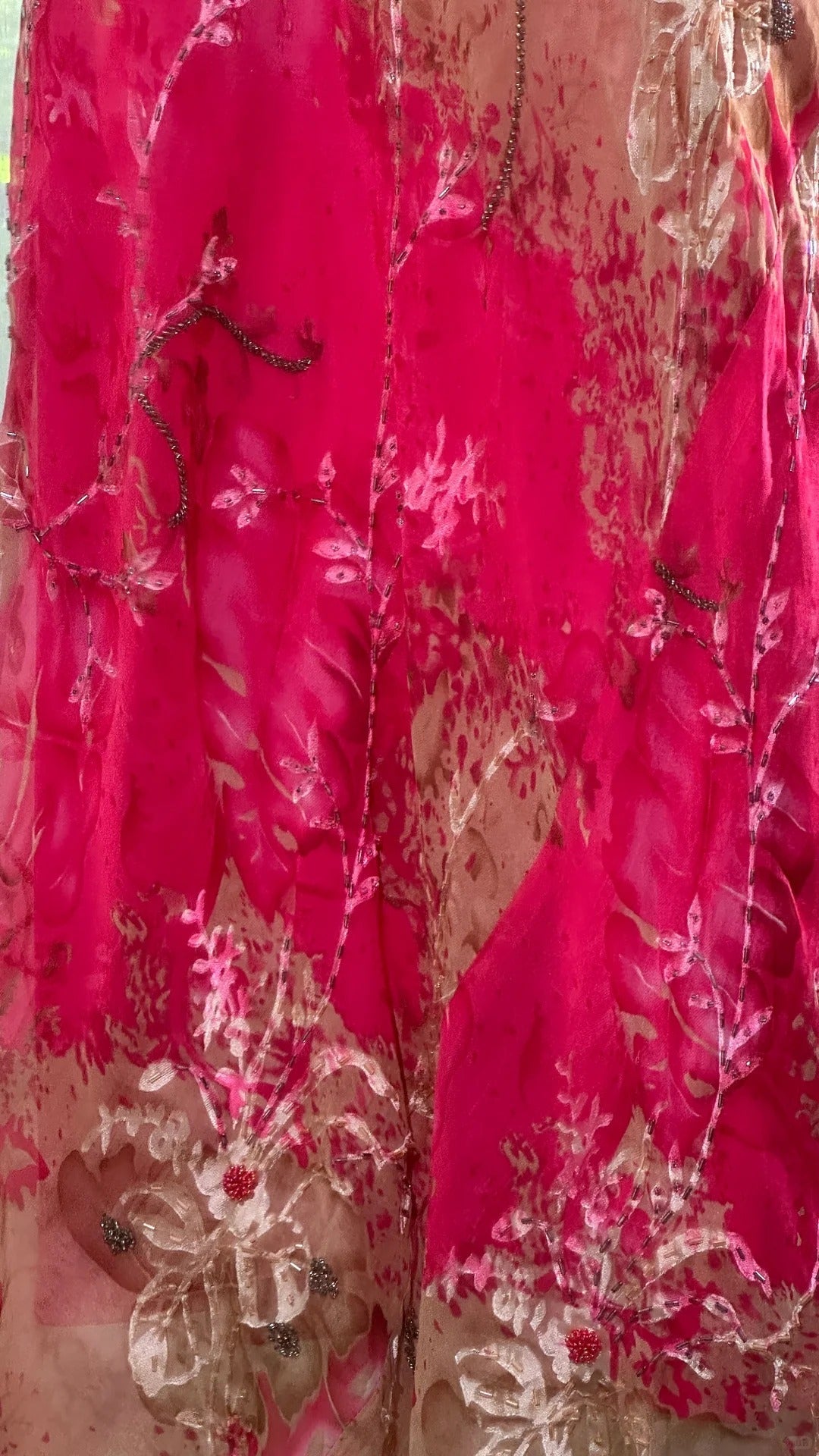 Vintage Rose Pink Floral Mermaid Backless Chiffon Long Formal Prom Dresses