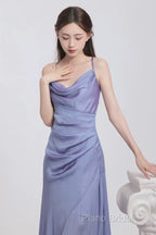 Vintage Sheath Halter Lilac Ankle Length Formal Prom Dresses Birthday Outfits