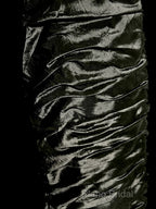 Vintage Sheath Off The Shoulder Silver Gray Sleeveless Long Formal Prom Gown Fairy Formal Prom Dresses