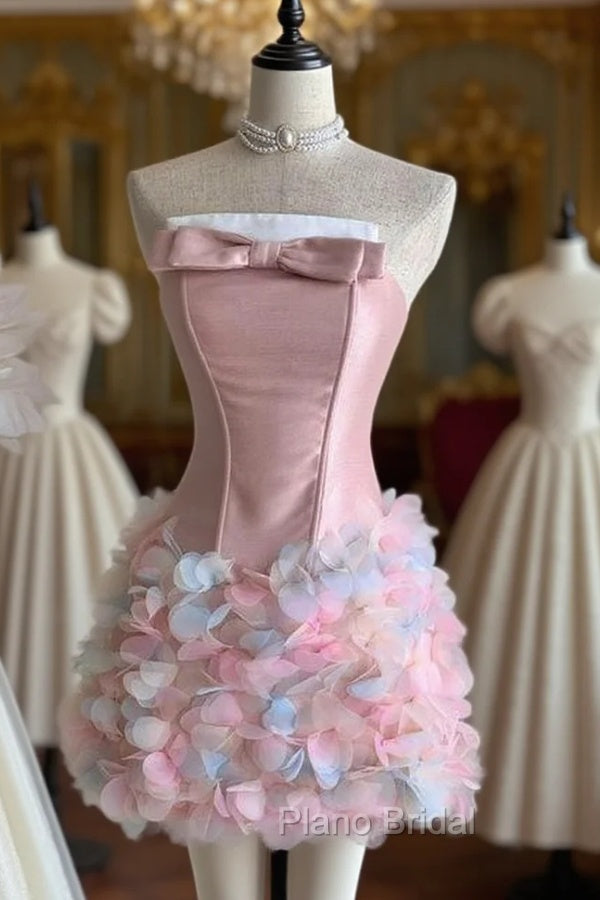 Vintage Sheath Pink Homecoming Dresses 18Th Birthday Outfits Main image