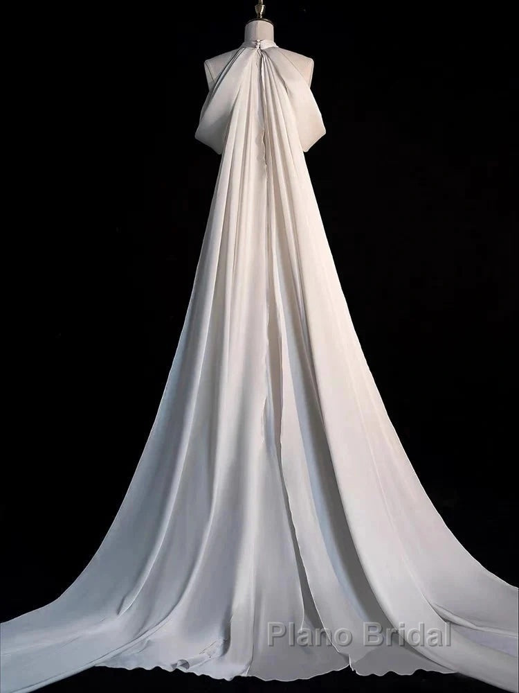 Weitese Dresses Formal Prom Dresses Stores Gorgeous Halter Mermaid Long Formal Prom Dresses Light Wedding Dresses With Train Party Dresses Formal WomenS Dresses Secondary image