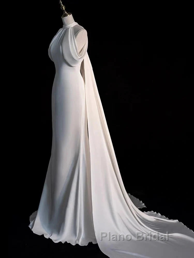Weitese Dresses Formal Prom Dresses Stores Gorgeous Halter Mermaid Long Formal Prom Dresses Light Wedding Dresses With Train Party Dresses Formal WomenS Dresses