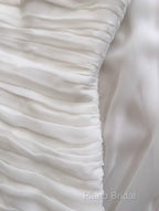 White Bodycon Dresses Strapless Chiffon Long Formal Prom Dresses Simple Formal Dresses