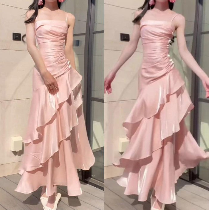 Vintage-Inspired Birthday Party Dresses Under $160 White Ruffled Layered Fairytale Graduation Formal Prom Dresses