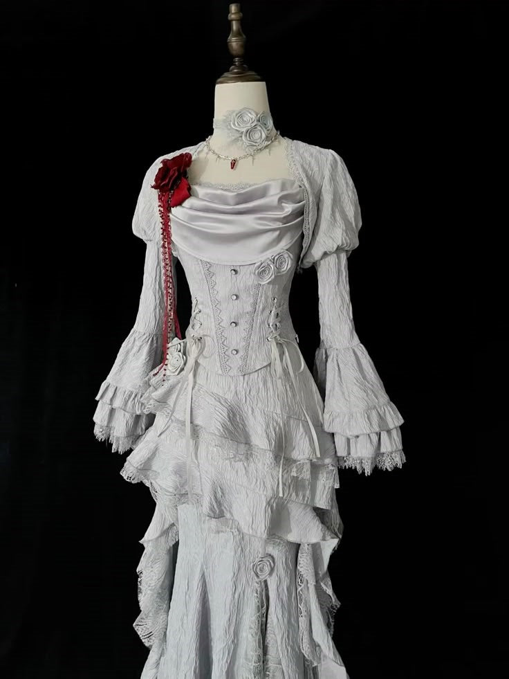 White Retro Fashion Elegant Long/Short Lace Homecoming Dresses Formal Prom Dresses Formal Evening Gown