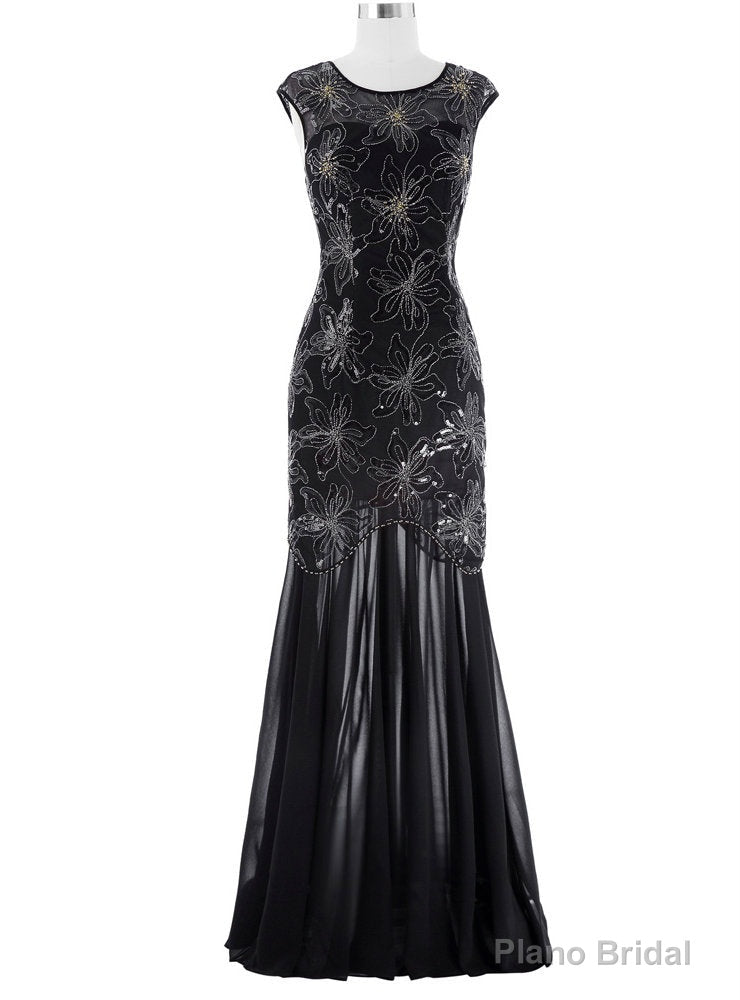 Wonderful Sequins Mother of the Bride Dresses Long Gown Black Formal Dresses Main image