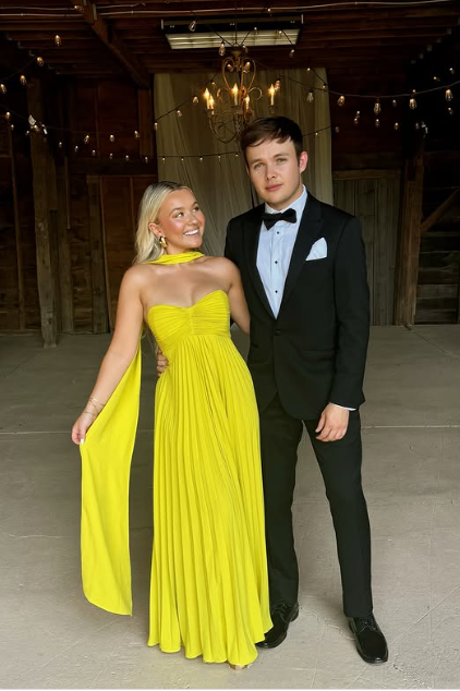 Yellow Green Fashion Simple Elegant Tube Top Off Shoulder Long Chiffon Ball Gown Party Dresses Formal Evening Dresses With Scarf