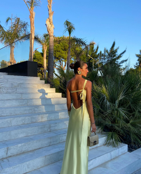 Yellow One Shoulder Formal Prom Dresses, Formal Evening Dresses, Floor Length Party Gowns Secondary image