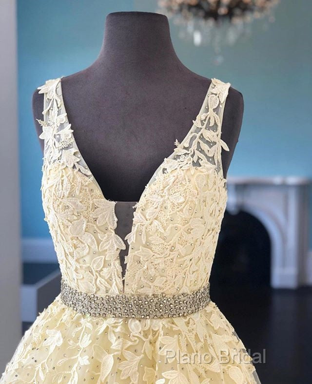 Yellow Formal Prom Dresses Formal Dresses, Formal Dresses, Dance Dresses Secondary image