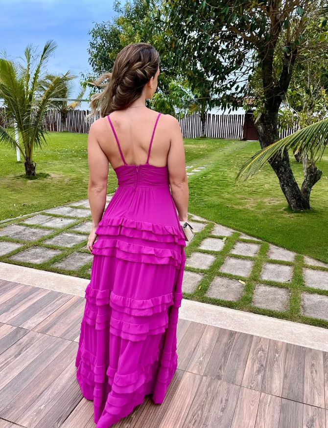 New Purple V-Neck Formal Prom Dresses, Graduation Party Dresses