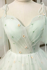 Mint Green Tulle Short Prom Dress, Cute A-Line Party Homecoming Dress