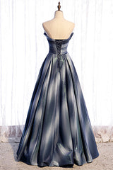 Stunning Strapless Ombre Long Prom Dress