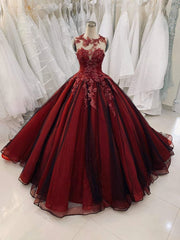 Unique Red Vintage Wedding Dress, Made To Measure Wedding Dress, Prom Dress, Party Gown