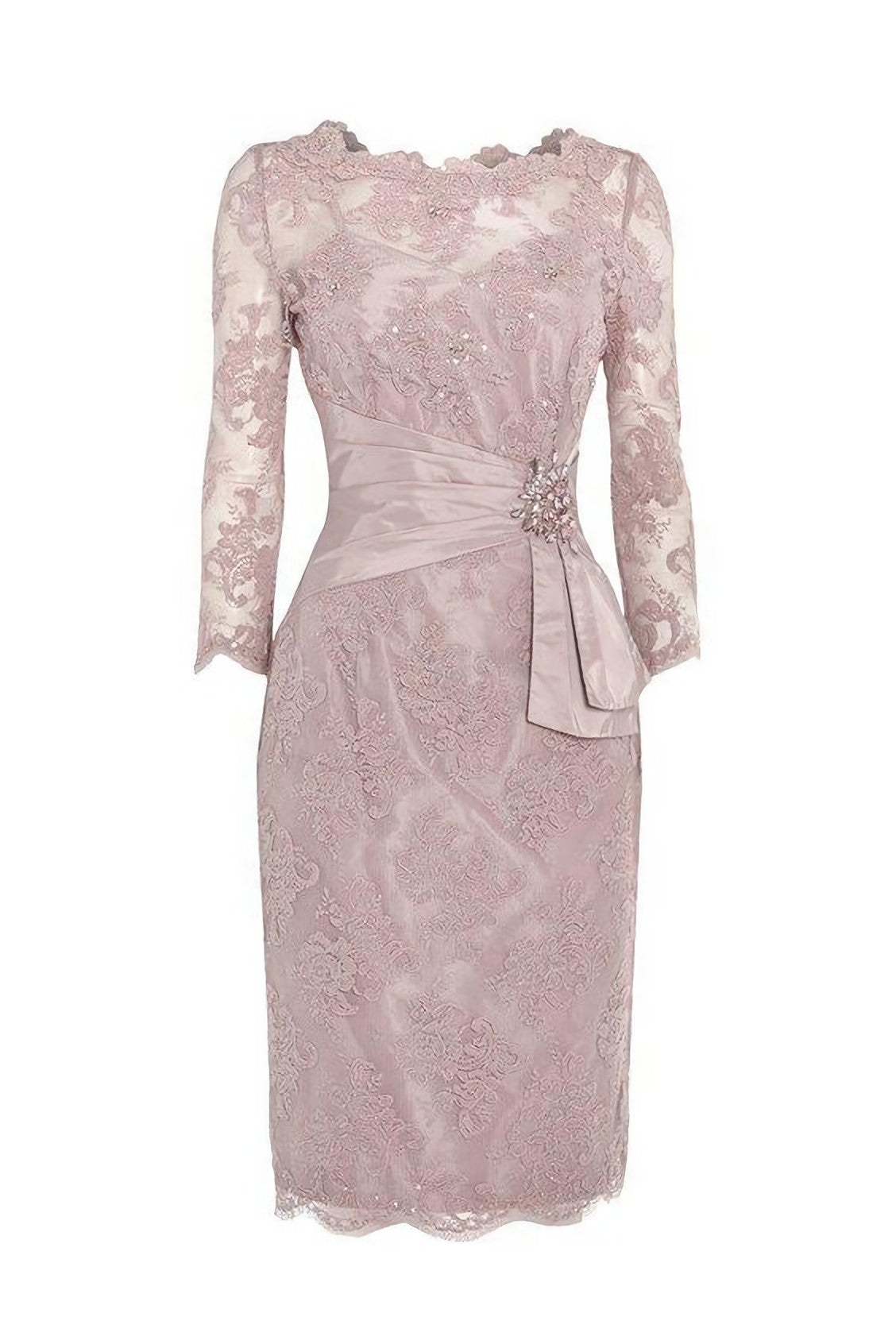 New Arrival Sheath Mothers Dresses, With Lace Blink Sequins Elegant Mother Of The Bride Dress, Long Sleeve Evening Gowns Prom Dress