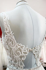 Elegant Long A-line Princess Tulle Sweetheart Ruffles Wedding Dress
