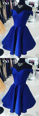 Short Royal Blue Prom Dress, Homecoming Dress, Back To Schoold Party Gown