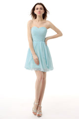 Mint Green Plazed Lace Short Homecoming Vestres