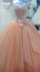 Real Made Sweetheart Princess Lace Up Tulle New Arrival Prom Dresses