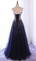 Sparkle Sequins A-line Party Dress , Handmade Formal Gowns
